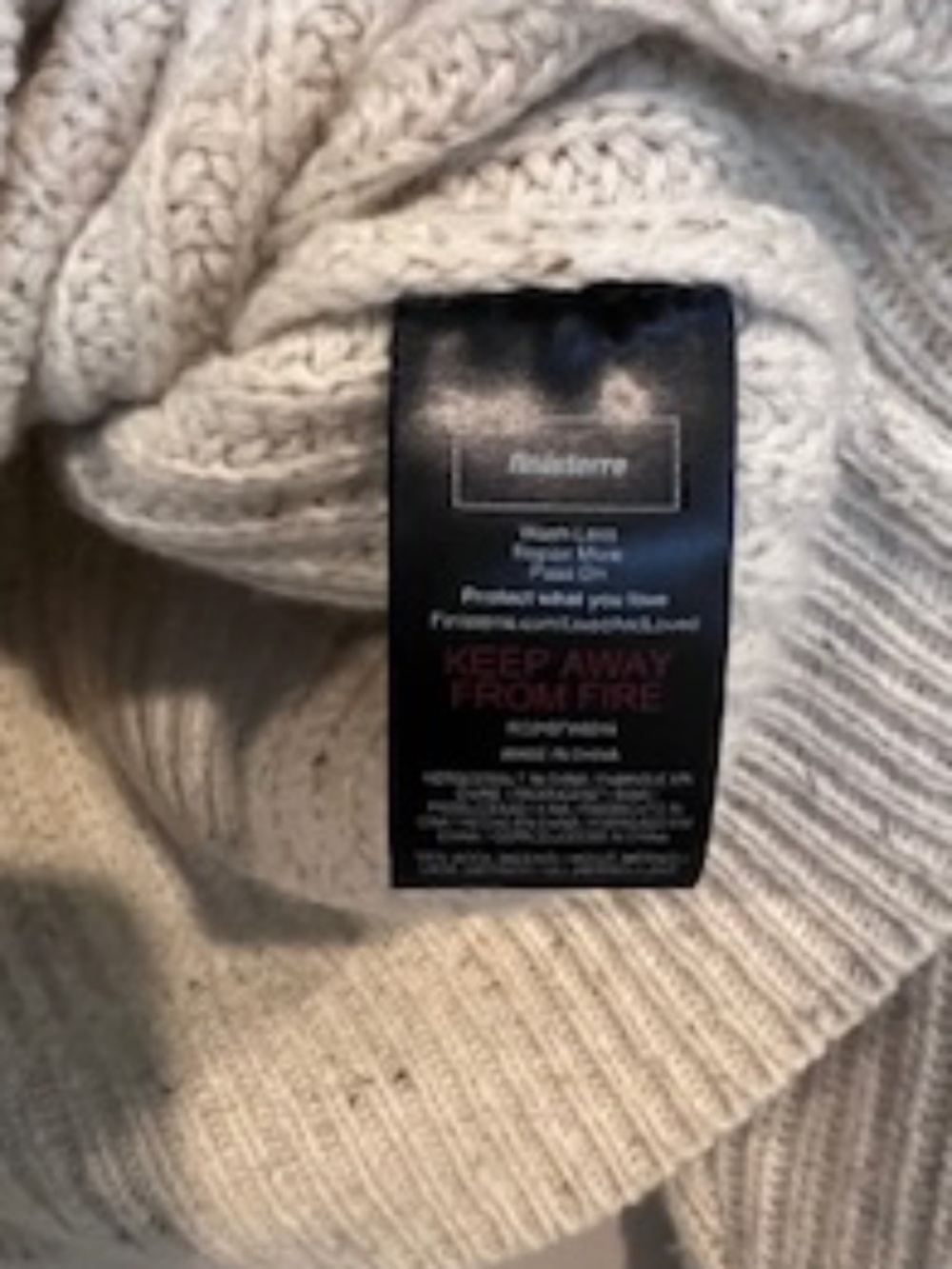 Finisterre Women's The Mora Roll Neck Sweater Size UK 10 (Small) - Picture 7 of 13